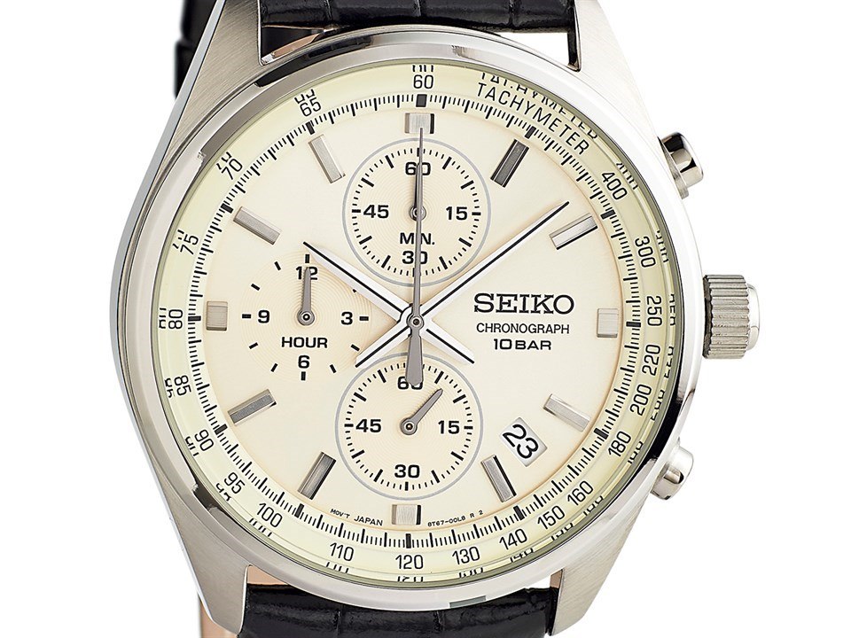 Reloj Seiko Neo Sports Cuarzo Crono Correa Negra Ssb P