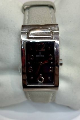 Reloj Festina Se Ora Esfera Rectangular Con Correa Piel F