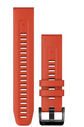 Correas de reloj QuickFit® 22 Silicona roja 010-13111-04