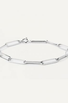 Pulsera Cadena de Plata Big Statement PdPaola PU02-400-U